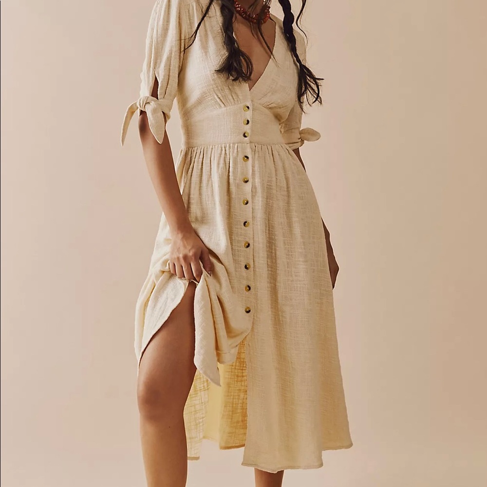 Free People Love of My Life Midi Dress Size M